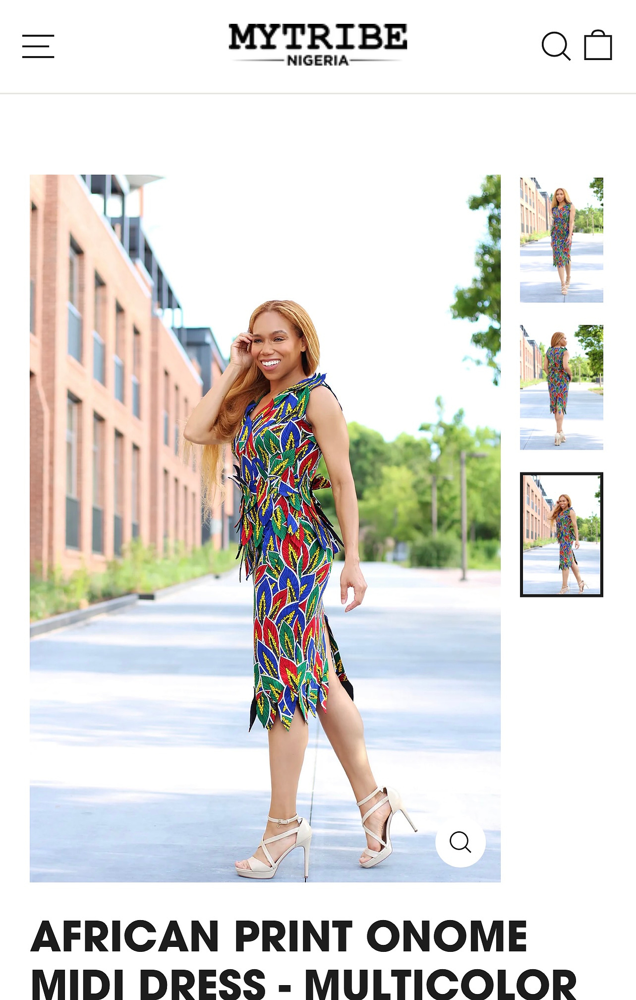 Published MYTRIBE — e-commerce featuring Daisi Jo