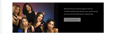 Defiance Beauty campaign image featuring Daisi Jo and four other models