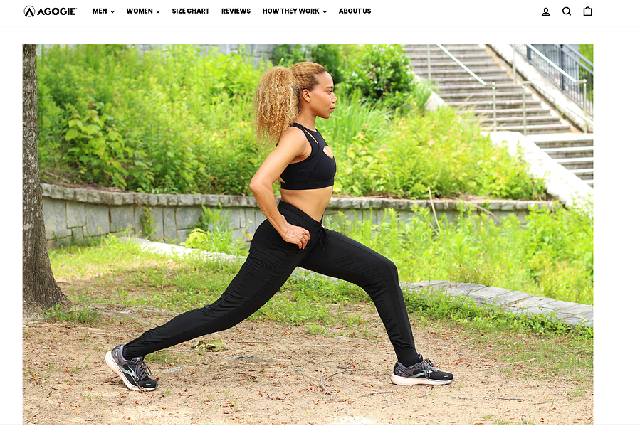 Daisi Jo featured in an Agogie campaign
